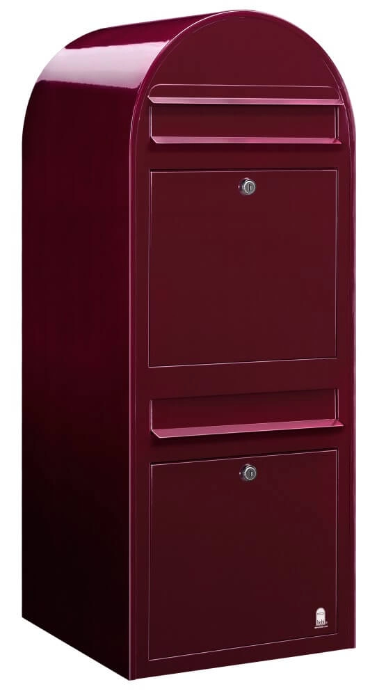 Brievenbus Duo 3005 Bordeauxrood Brievenbus Duo 3005 Bordeauxrood