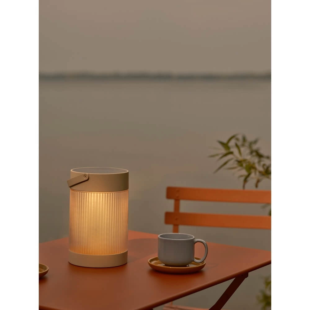 Tafellampje Coupar zand bruin solar Nordlux 5704924023453