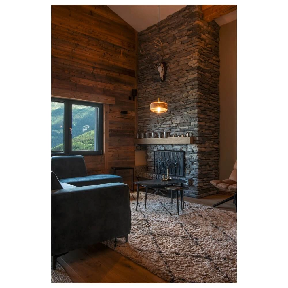 Hanglamp Pantilo Rope 27 amber glas - Ø 27cm SLV 4024163280822