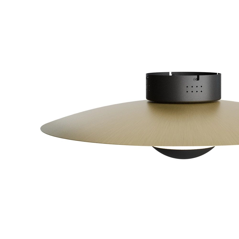 Plafondlamp Scala Ø 60cm zwart met goud Masterlight 8718121397405