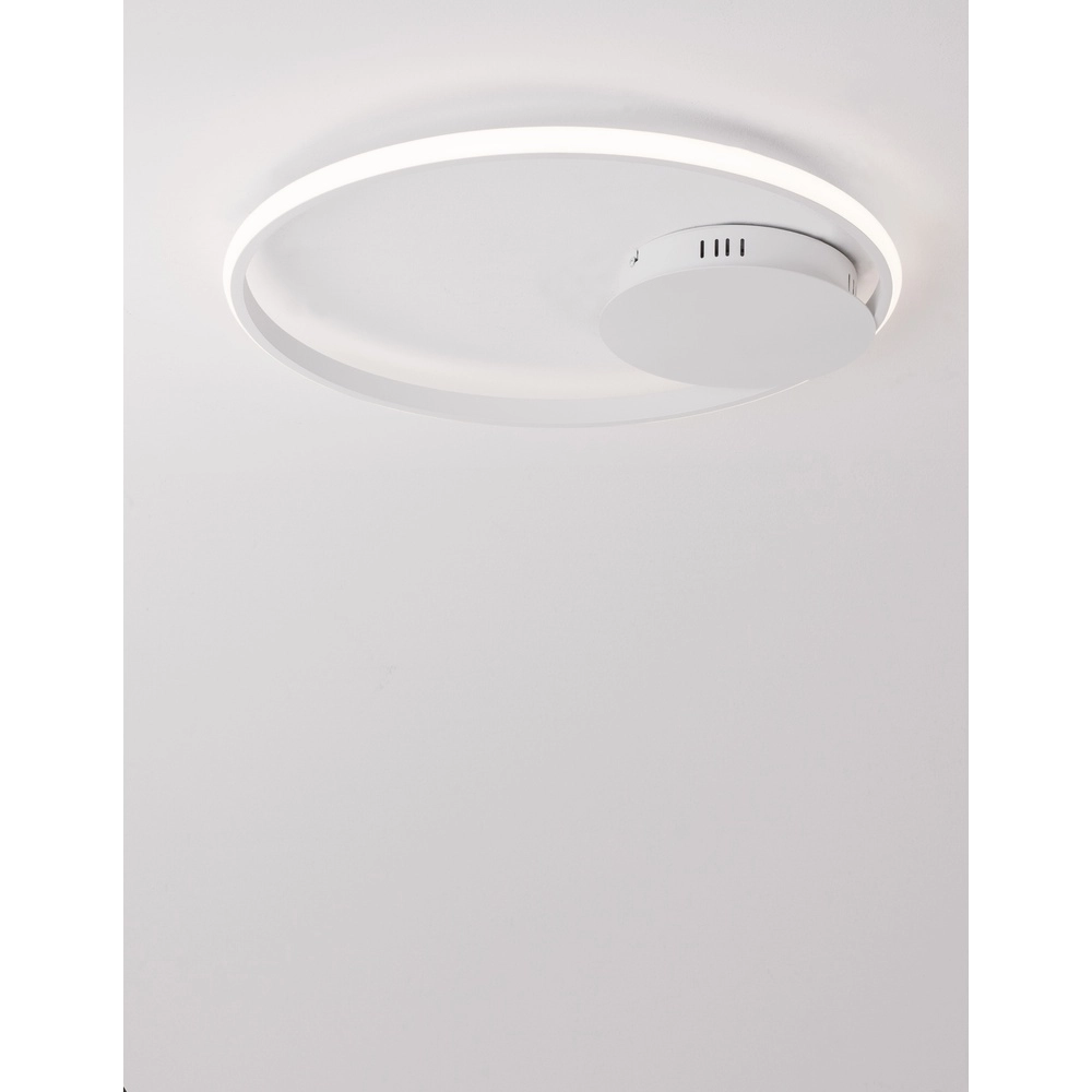 Ronde plafondlamp Fuline wit Ø 50cm Ronde plafondlamp Fuline wit Ø 50cm