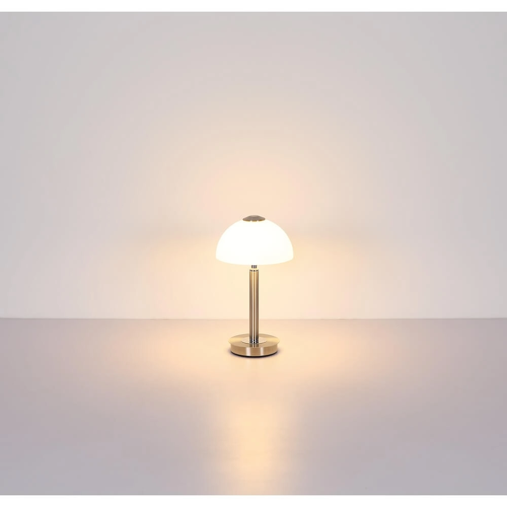 Tafellamp Uldin goud met wit glas Globo 9007371465729