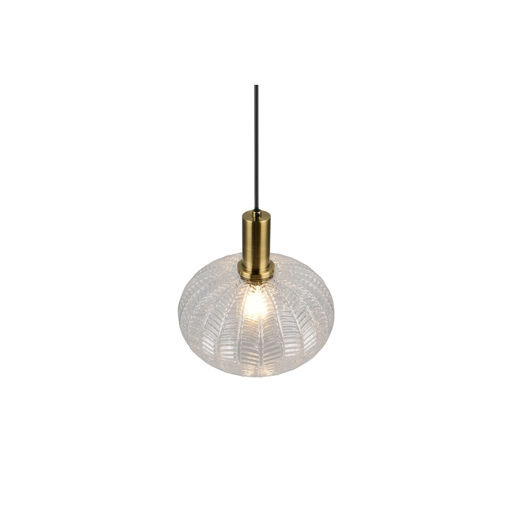Klassieke hanglamp Elvezia transparant glas Trio 4017807682045