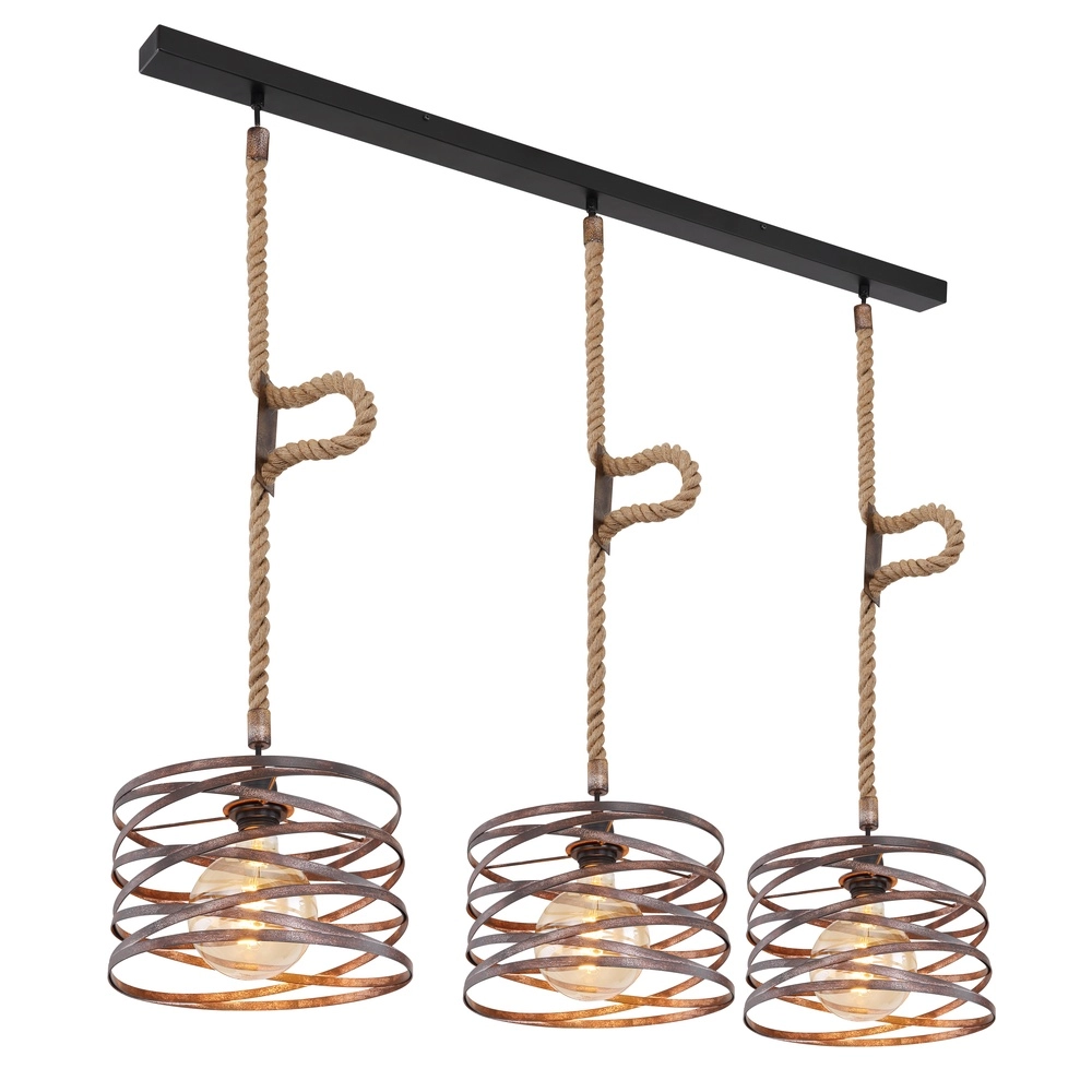Touwlamp Marco zwart
