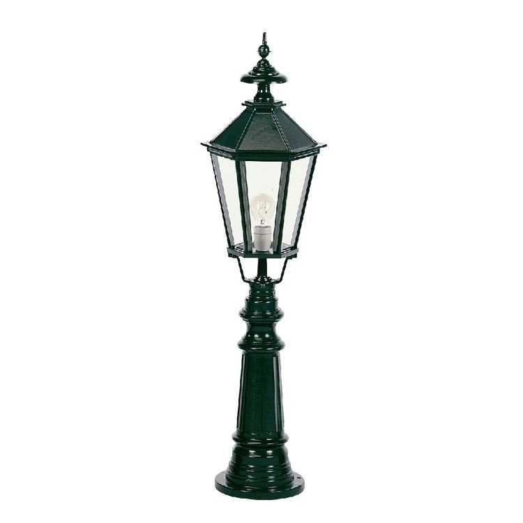 Nostalgische buiten lantaarn Liverpool zwart