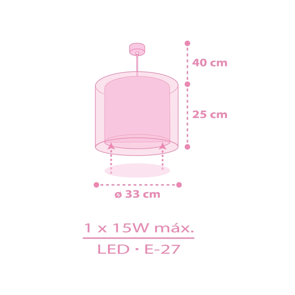 Hanglamp Hello Kitty & Friends roze Dalber 8420406412528