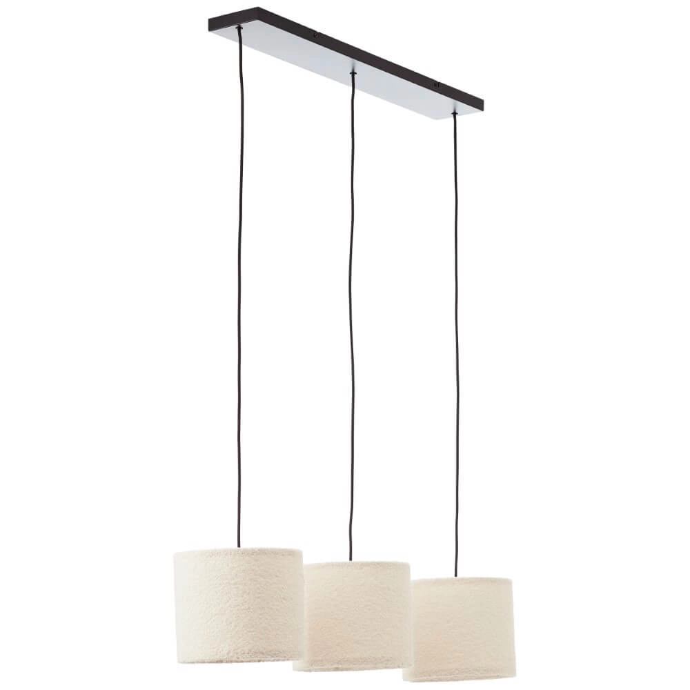 Creme hanglamp Teddy 3-lichts Brilliant 4004353447273