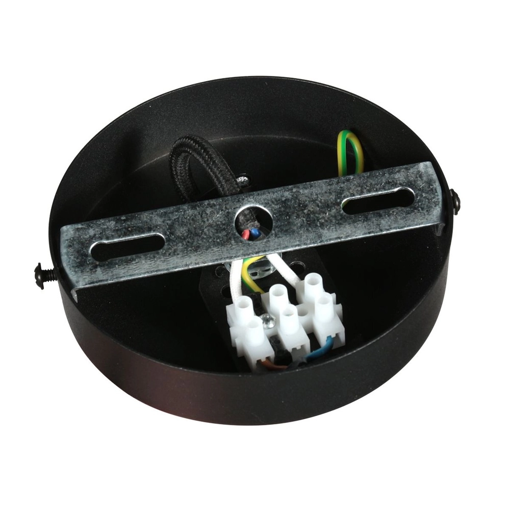 Hanglamp HaloSwap Ø 60cm zwart en rotan Steinhauer 8712746183276