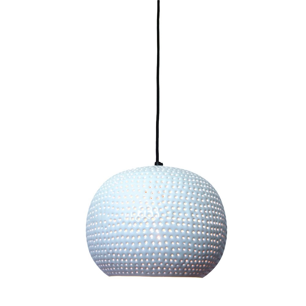 Hippe hanglamp Spike Wit