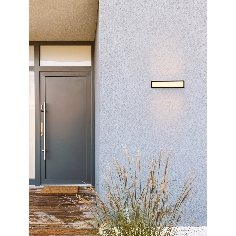 Unieke wandlamp Inga antraciet 30cm Lyora 5212017449566