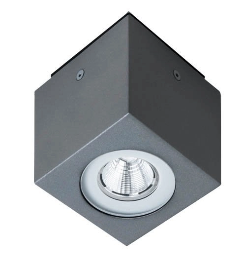 Led plafondspot Plound 15w - 3000K - 10cm antraciet