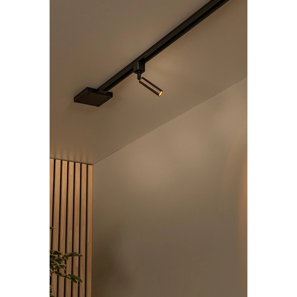 Railspot Track Keoni 1-fase koffie bruin Lucide 5411212094155