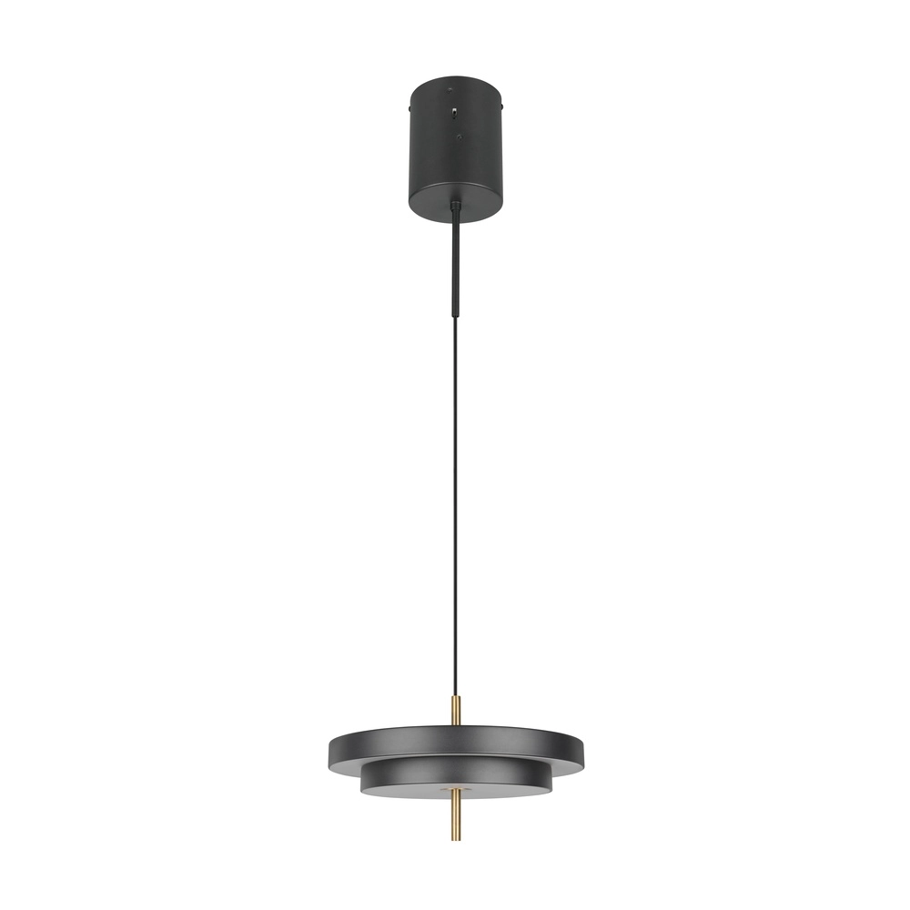 Design hanglamp Keaton zwart met goud Ø 40cm Trio 4017807653366