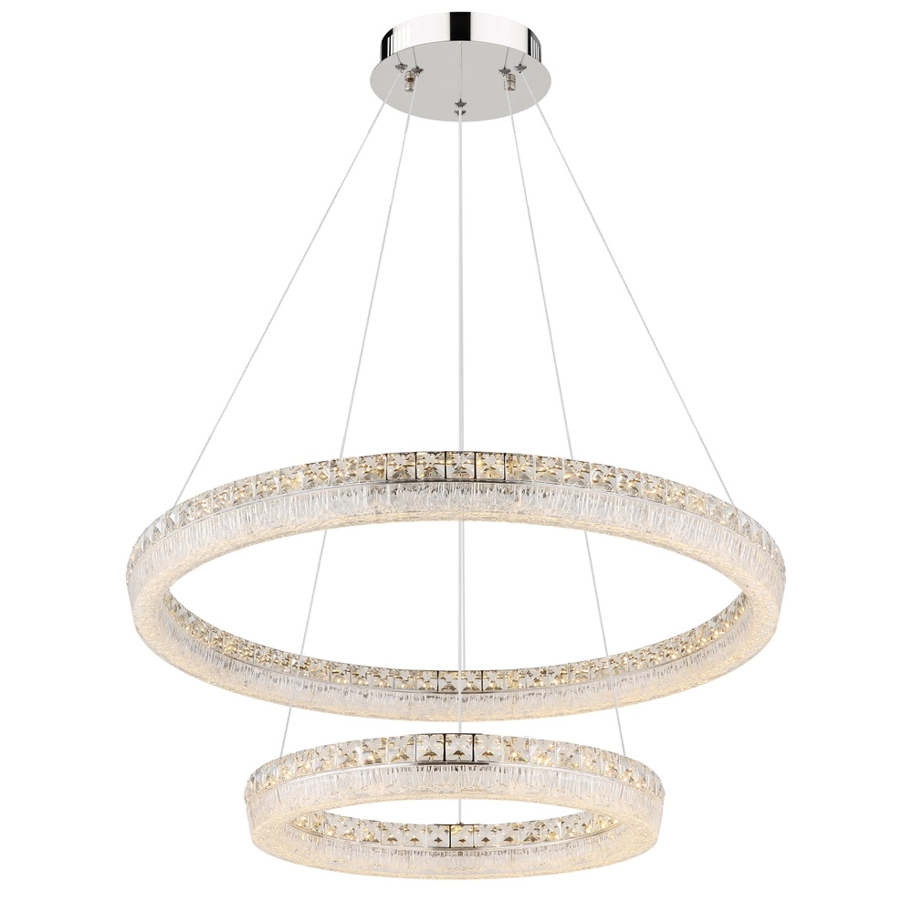 Hanglamp Laurel chroom Ø 80cm Globo 9007371569779