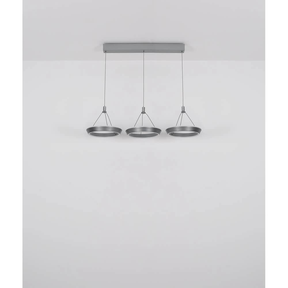 3-lichts hanglamp Grenvix design zwart Globo 9007371450770