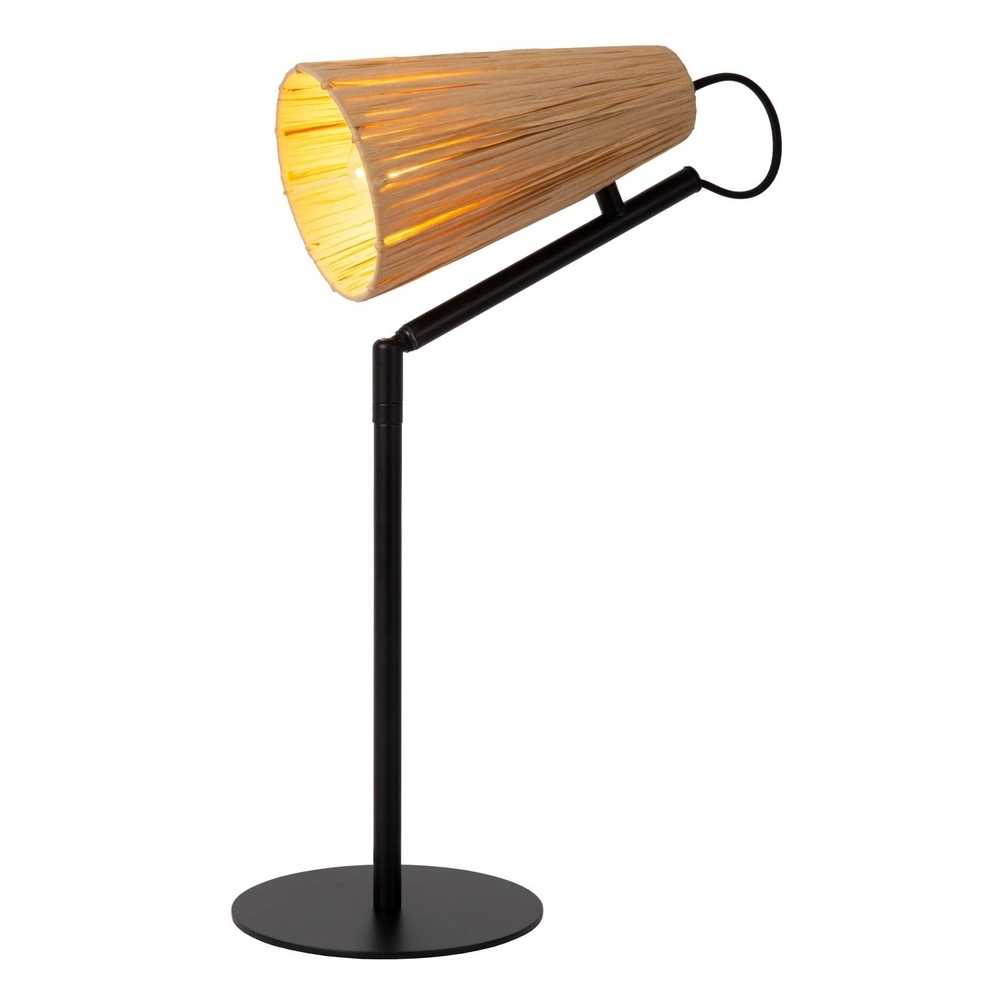 Unieke tafellamp Bensen hout