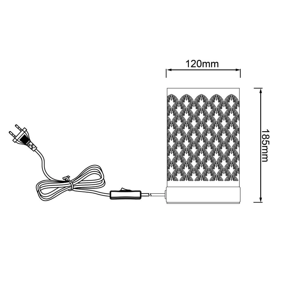 Tafellamp Neolia zwart met goud Brilliant 4004353375910