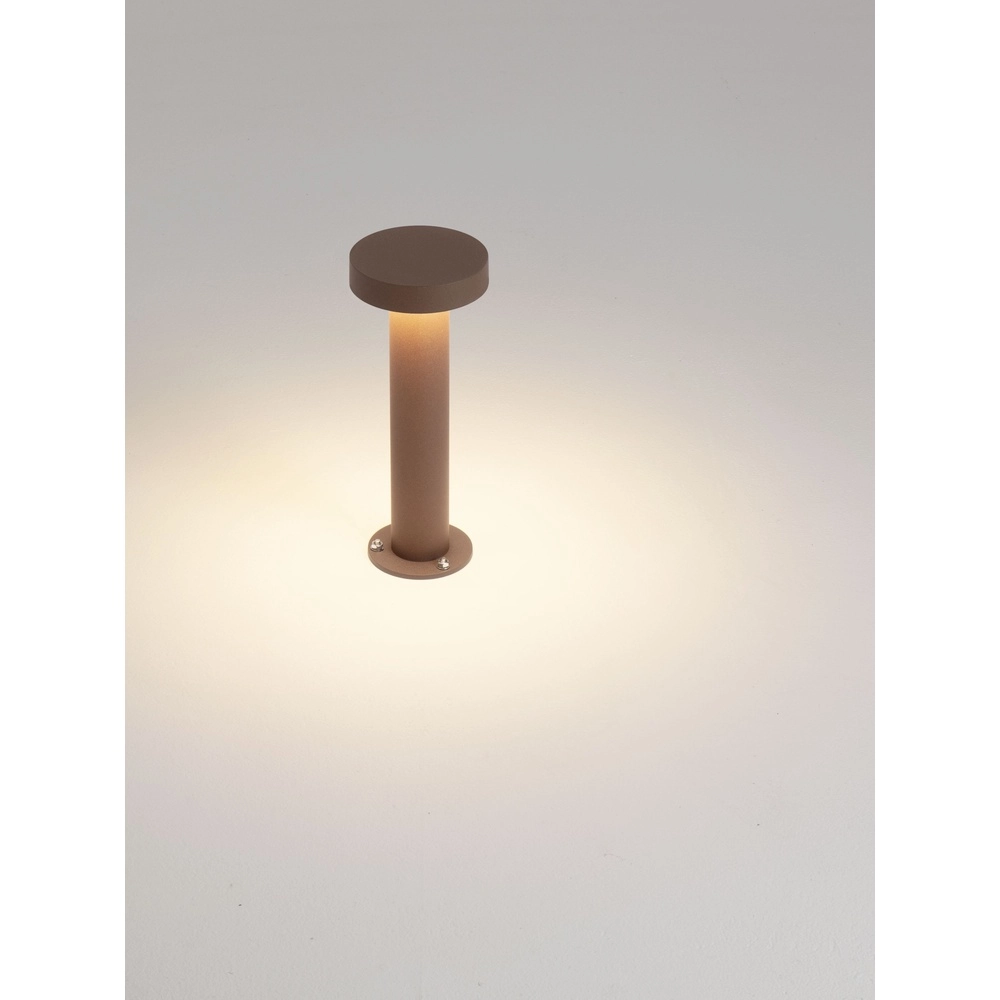 Desing tuinlamp Gong roestbruin 30cm - 2700K Lyora 5212017496201