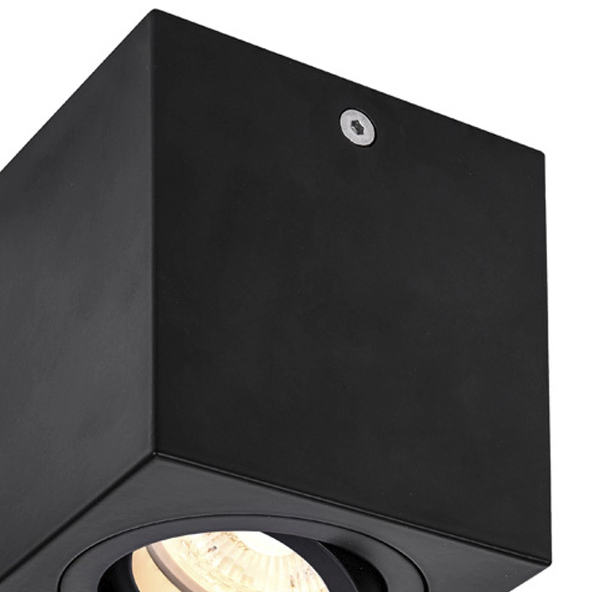 Vierkante downlight Triledo GU10 8,5cm zwart SLV 4024163222327