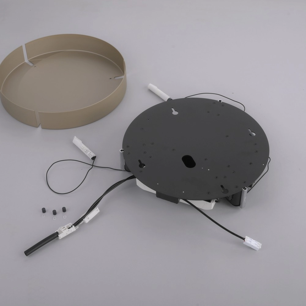 Vide hanglamp Pure E-Infinty bronce met amber glas Paul Neuhaus 4012248398166