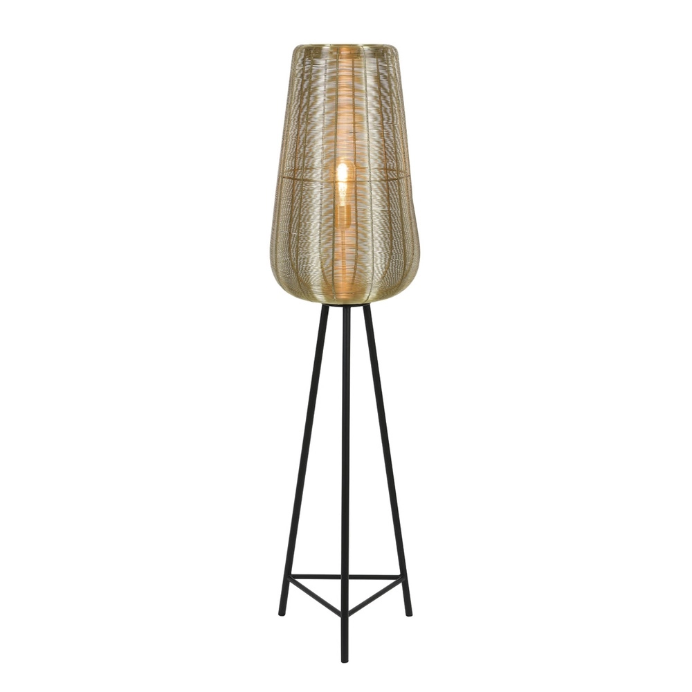 Tripod vloerlamp Adeta goud 147cm Light & Living 8717807601317