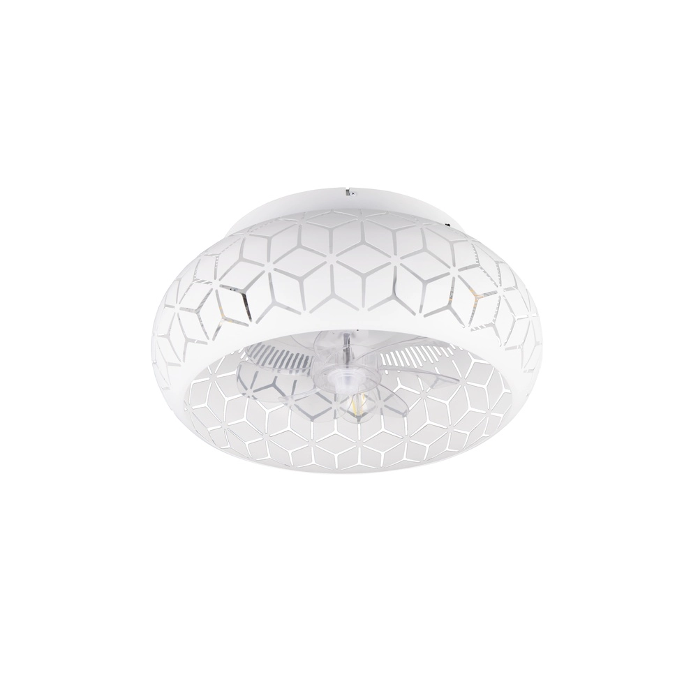Witte plafondventilator Bidar excl 3x E27 Trio 4017807643978