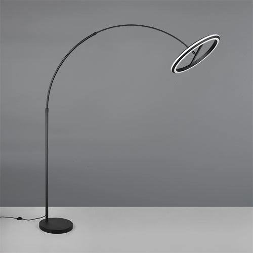 Vloerlamp Amador zwart Trio 4017807688160