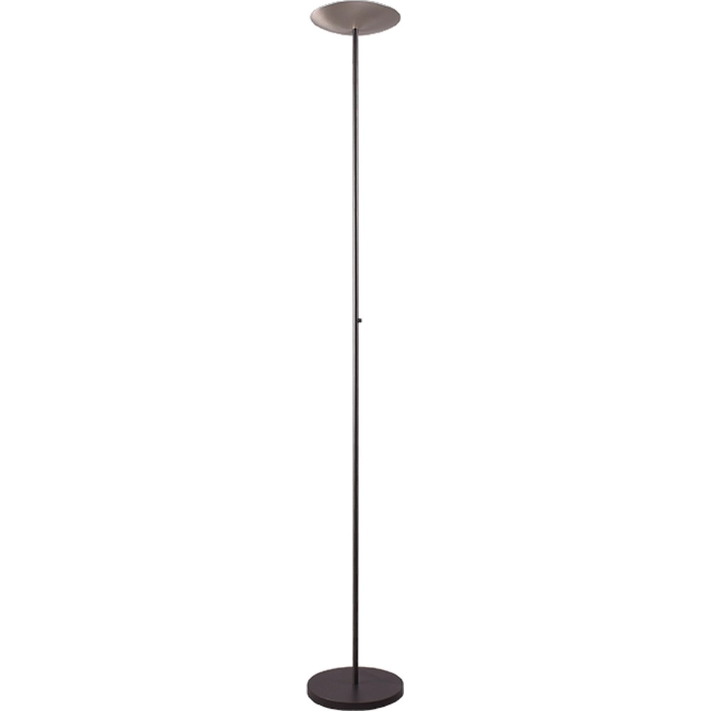Design vloerlamp Scala zwart met nikkel Ø 25cm