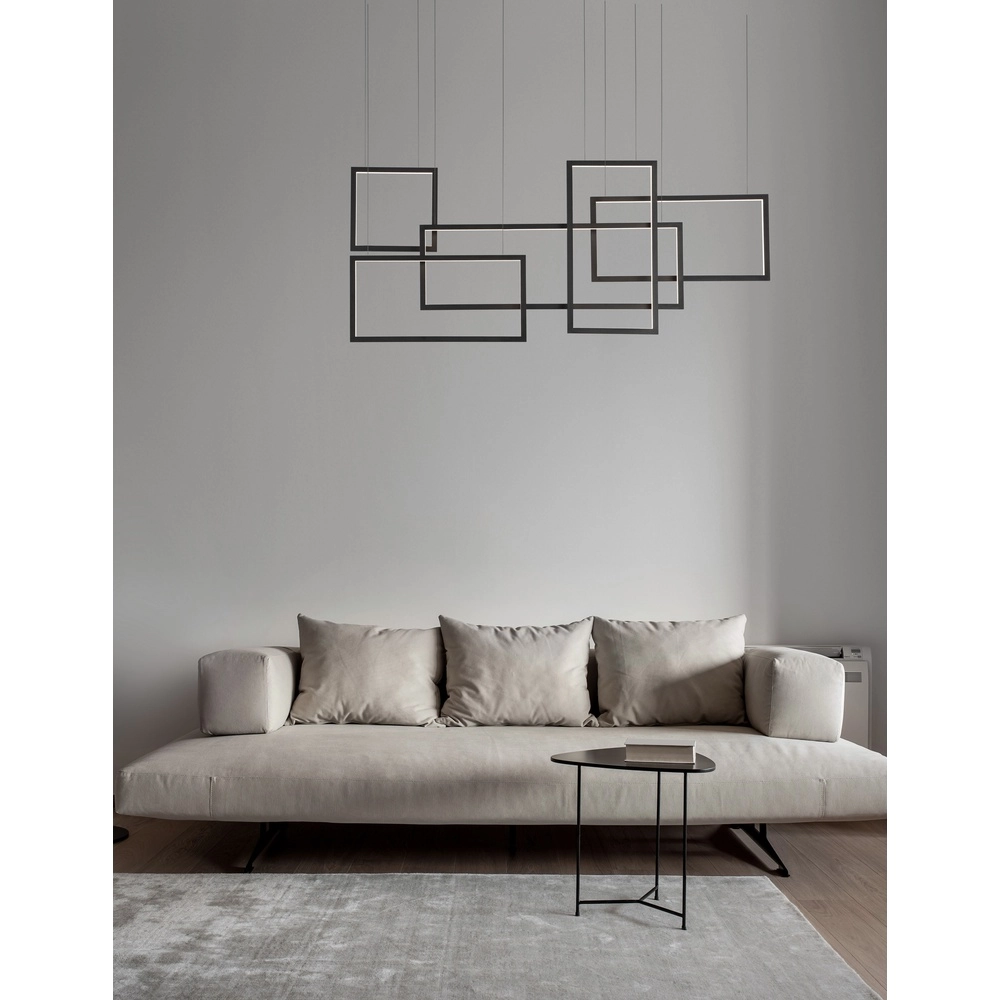 Hanglamp Cornice zwart design Hanglamp Cornice zwart design