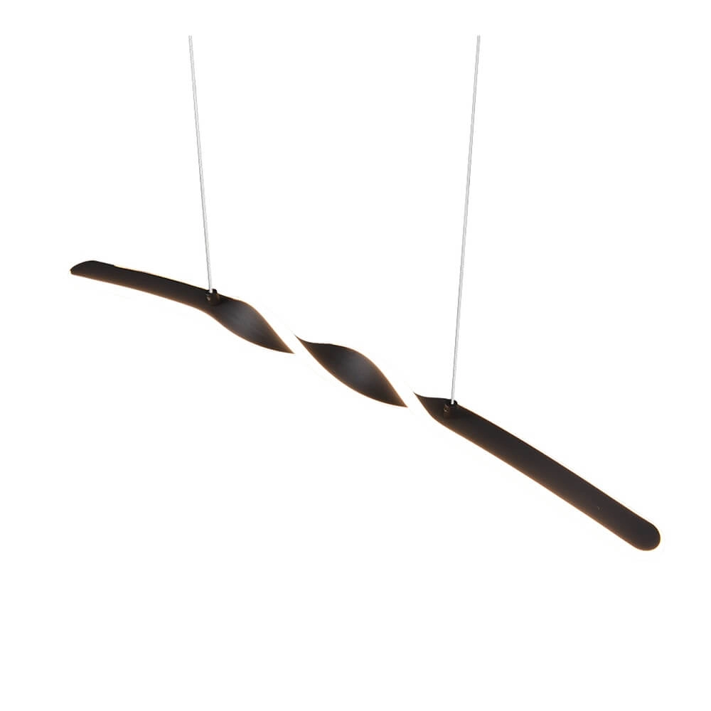 Design hanglamp Ginko zwart Trio 4017807642414