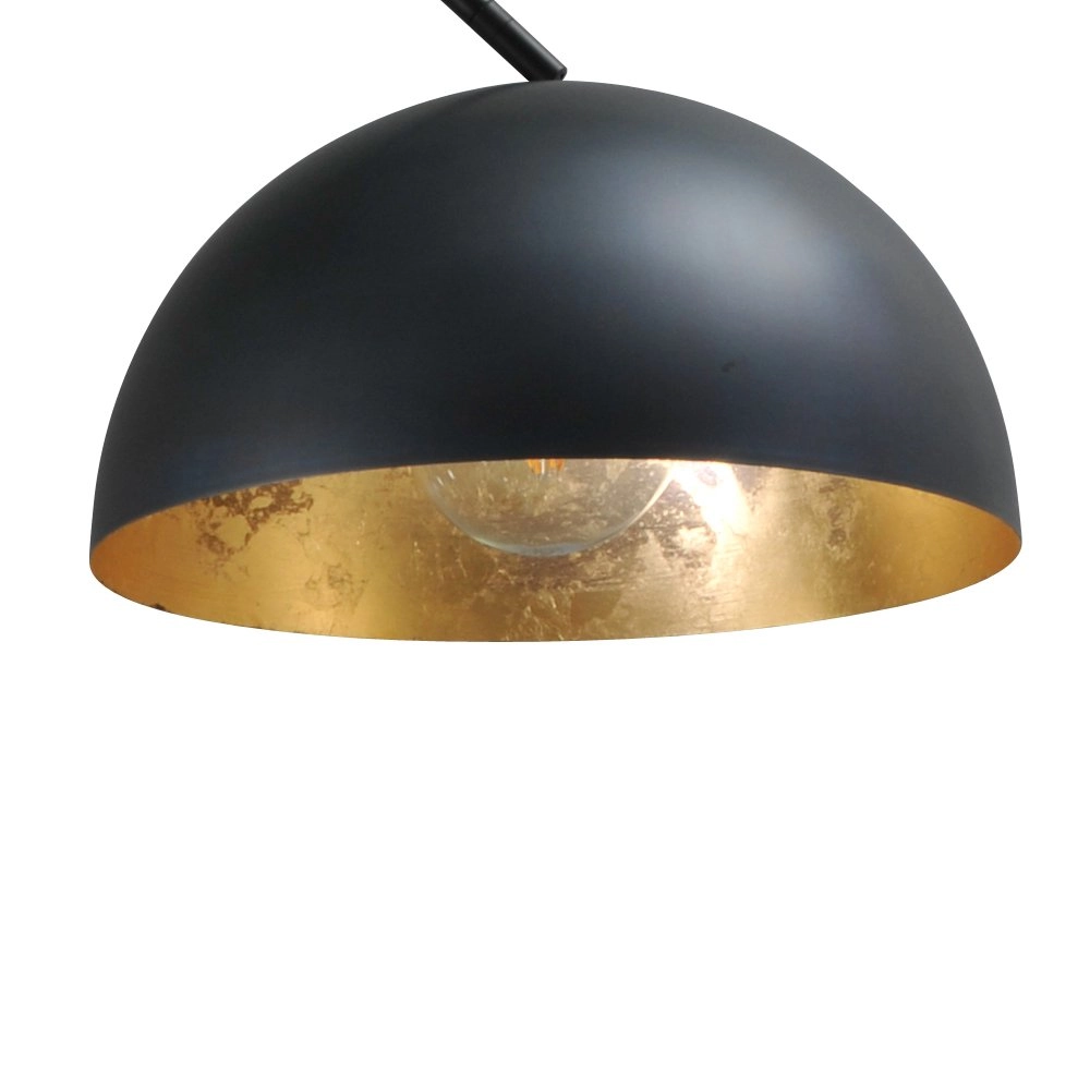 Vloerlamp Industria 186 gunmetal met goud Masterlight 8718121153223