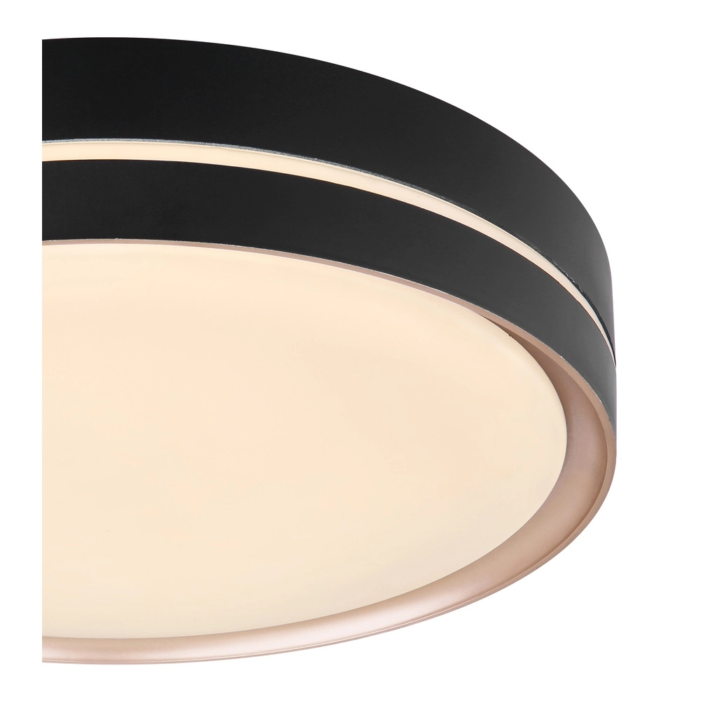 Design plafondlamp Manni zwart Ø 38,5cm Globo 9007371422159