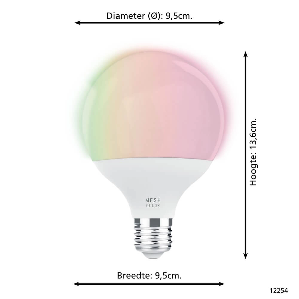 Led lampenbol Zigbee - E27 - 13.5 watt - 2700-6500K - G95 Eglo 9002759122546