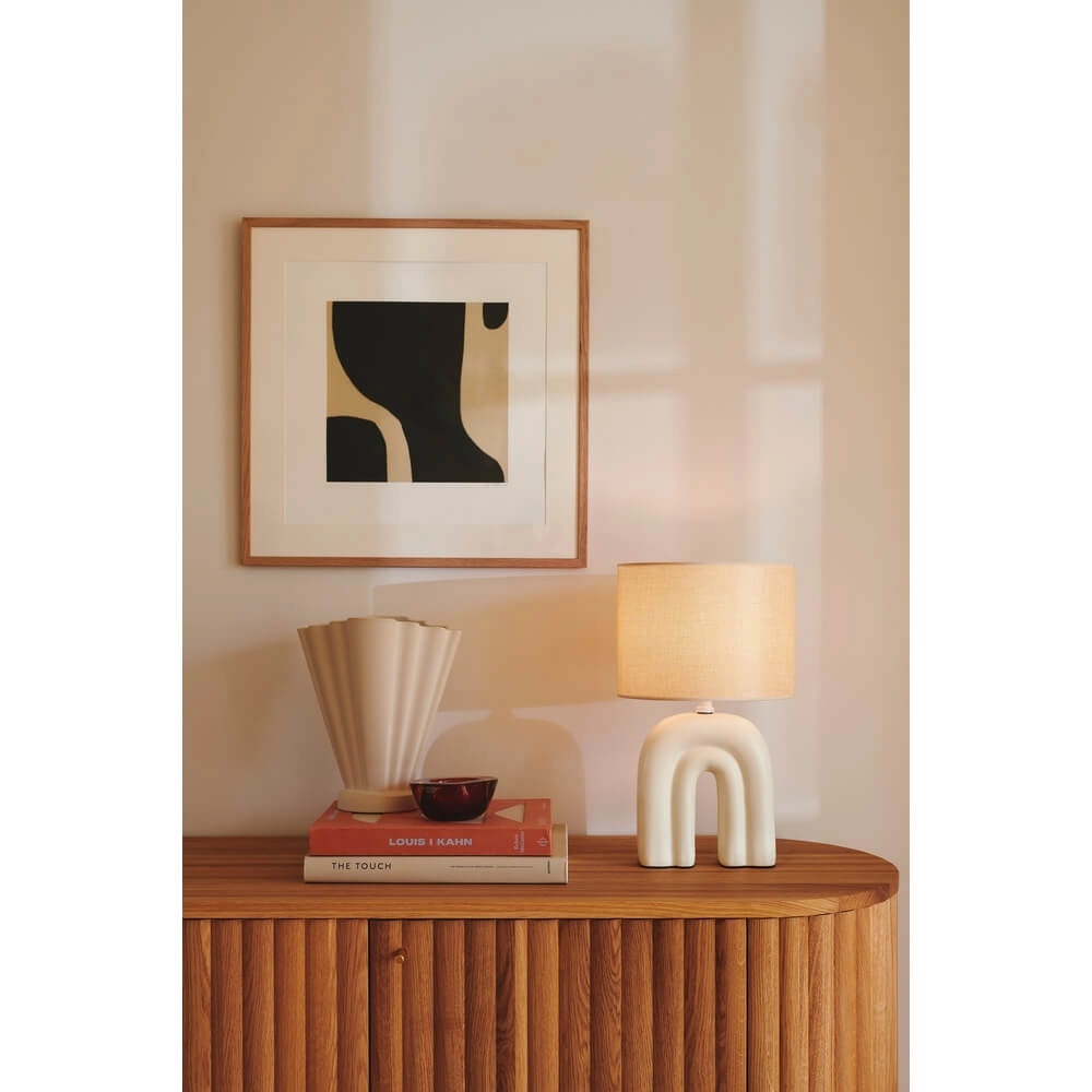 Trendy tafellamp Haze zand bruin Nordlux 5704924018770