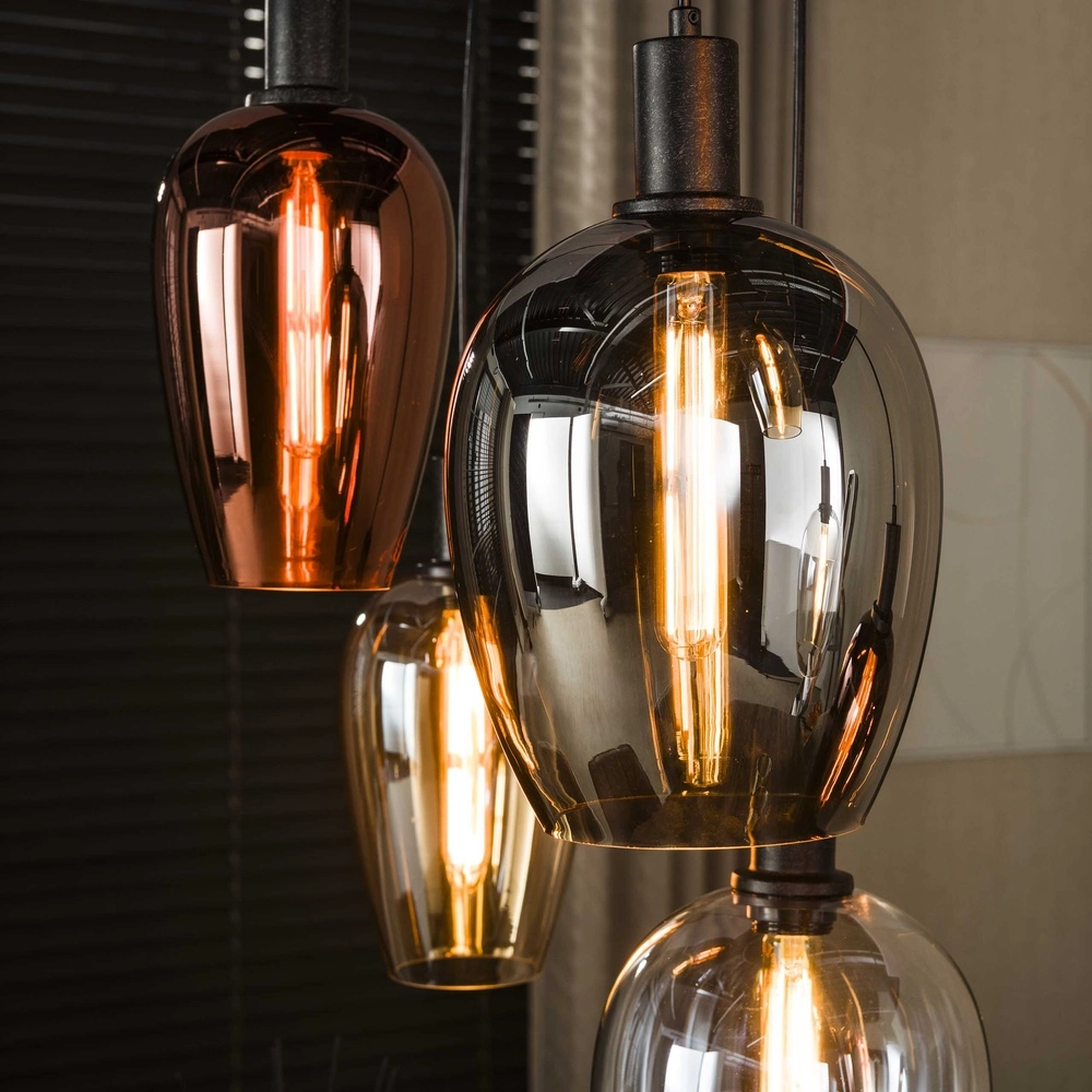 Eettafel hanglamp Amfora 7-lichts Lyora 8716803511705