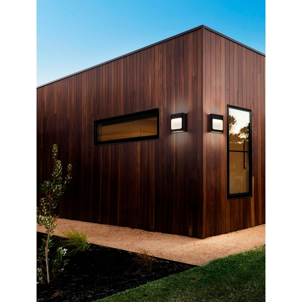 Black wall lamp Tall up and down Lyora 5212017453488