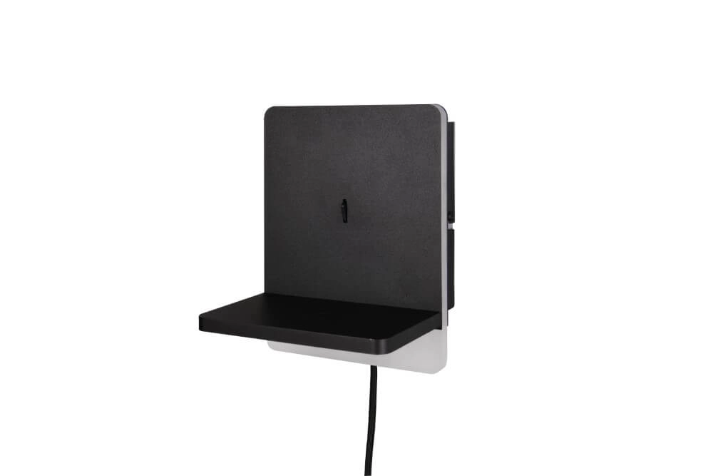 Led slaapkamer wandlamp Fairfield zwart Trio 4017807614787