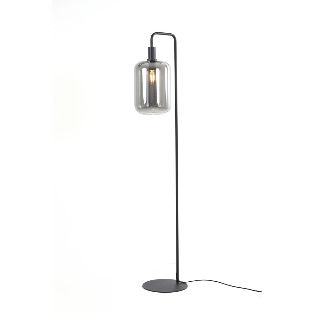 Vloerlamp Lekar met smoke glas Light & Living 8717807636654