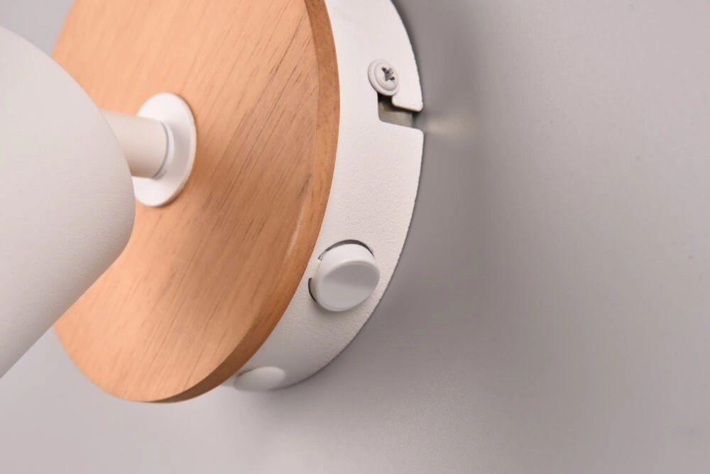 Plafondlamp hout met wit Aruni Trio 4017807585315