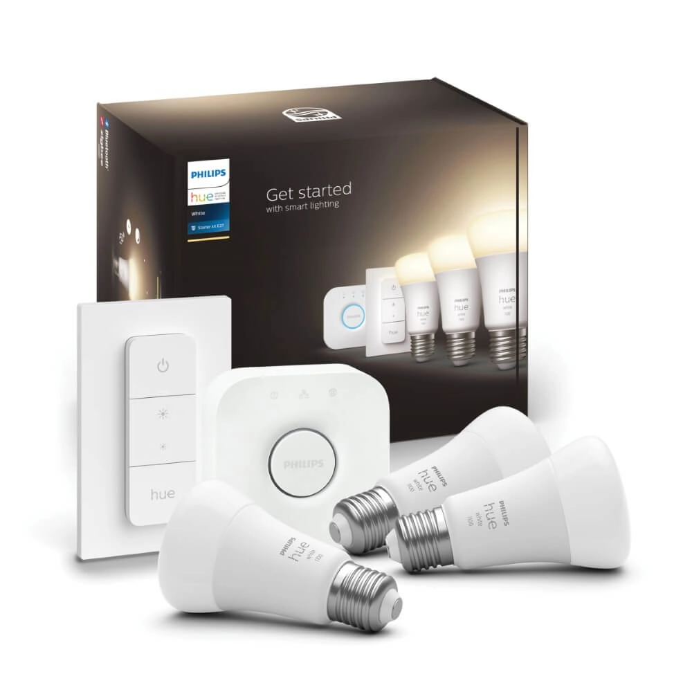 Hue Starterpack - E27 - 10W - White set van 3 Philips 8719514289130