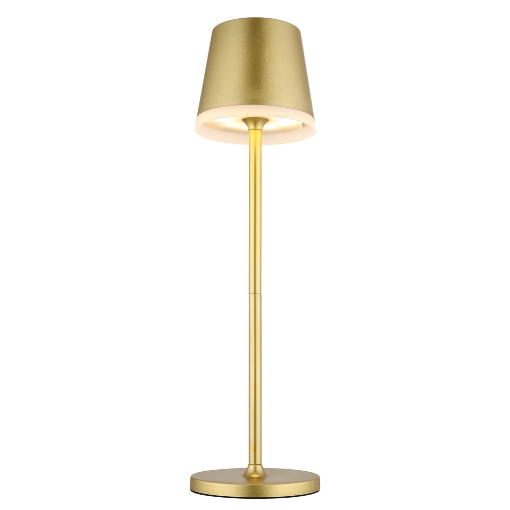 Solar tafellampje Vannieso goud Globo 9007371484355