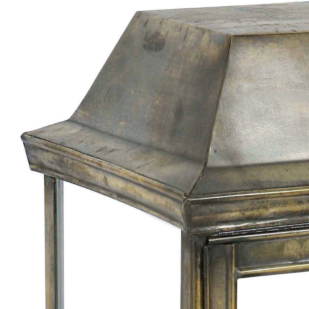 Landelijke buitenlamp Strathmore S gepoetst goud (PBUL) Limehouse