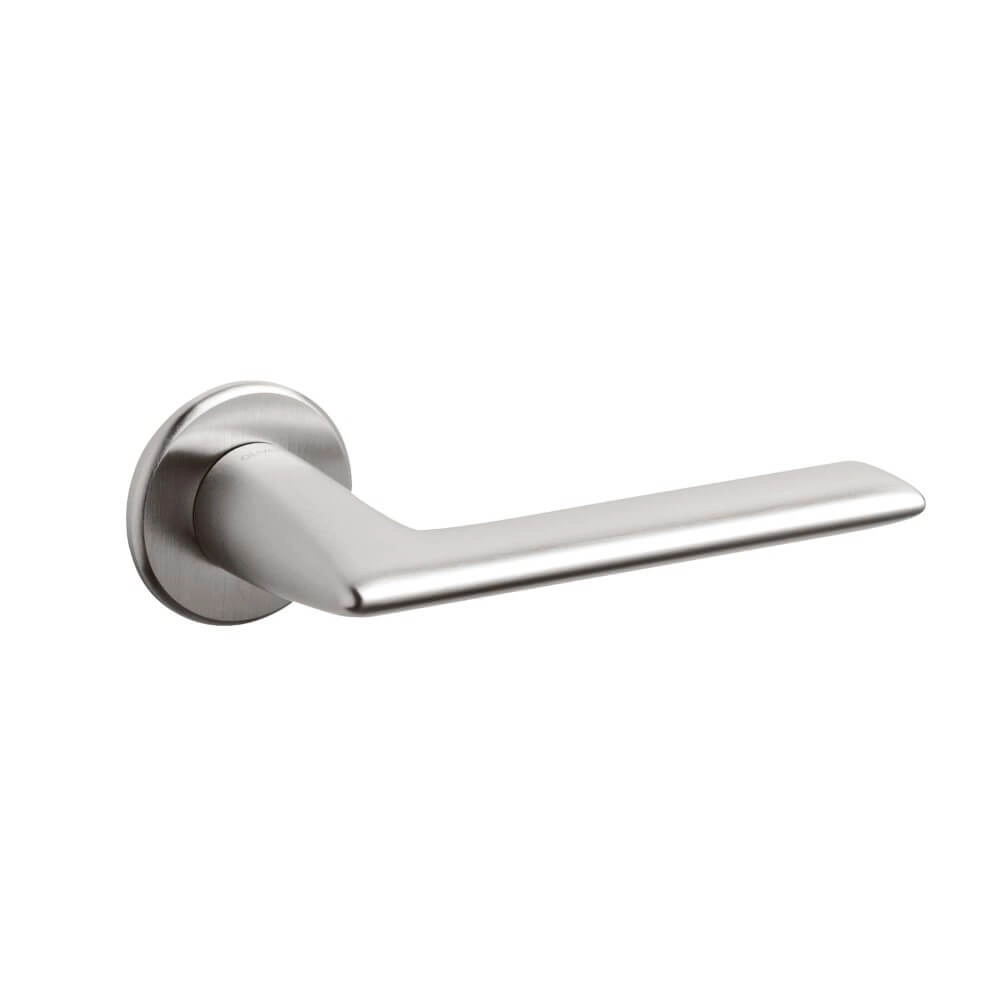 Design deurklink Tecno mat RVS