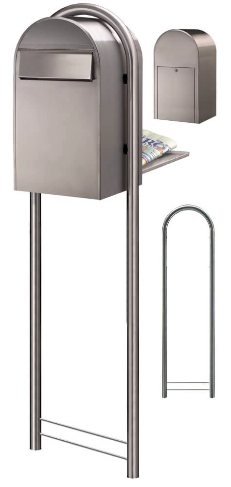 Brievenbus Grande B i RVS Bobi 6417237034113
