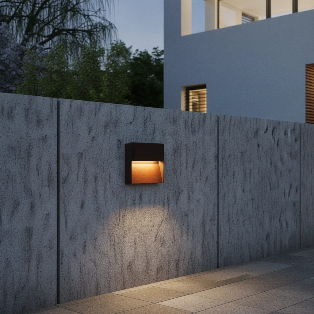 Design wandlamp Noray zwart met hout - 3000K