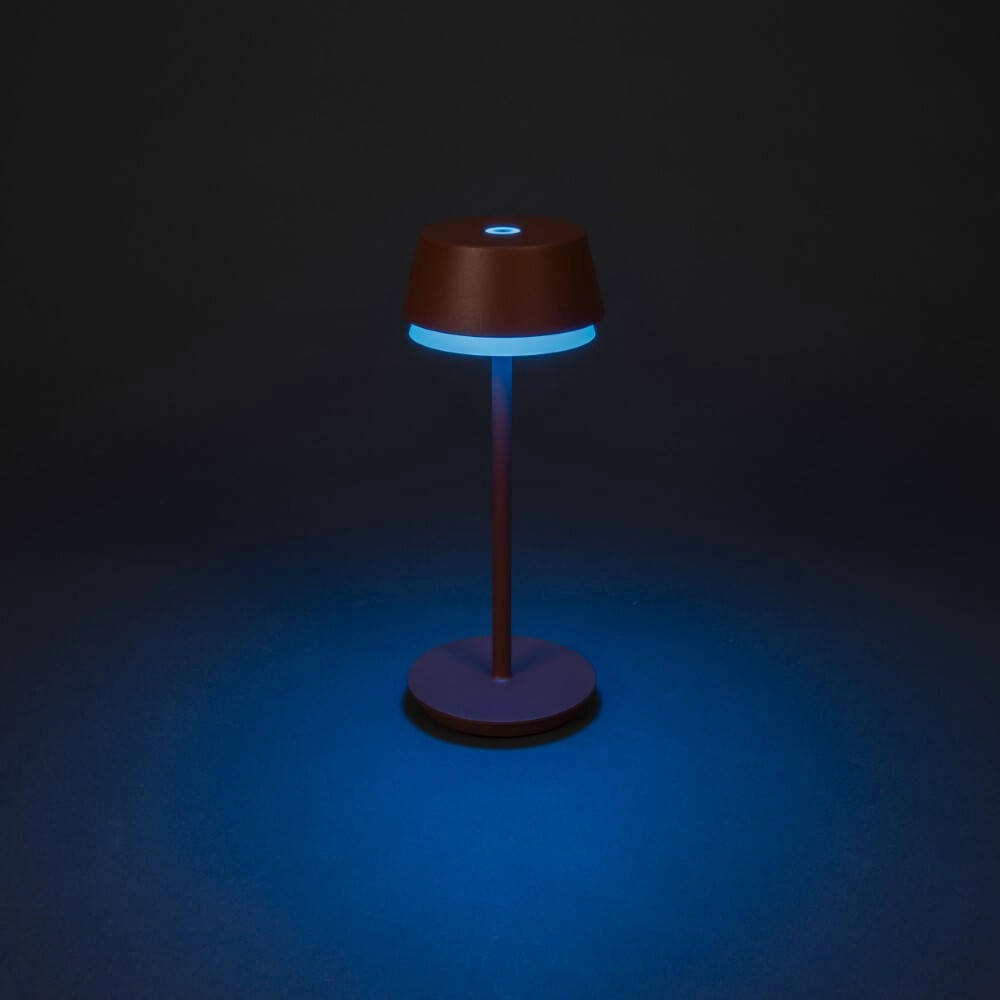 Tafellampje Lyon terracotta met RGB functie KonstSmide 7318307830965