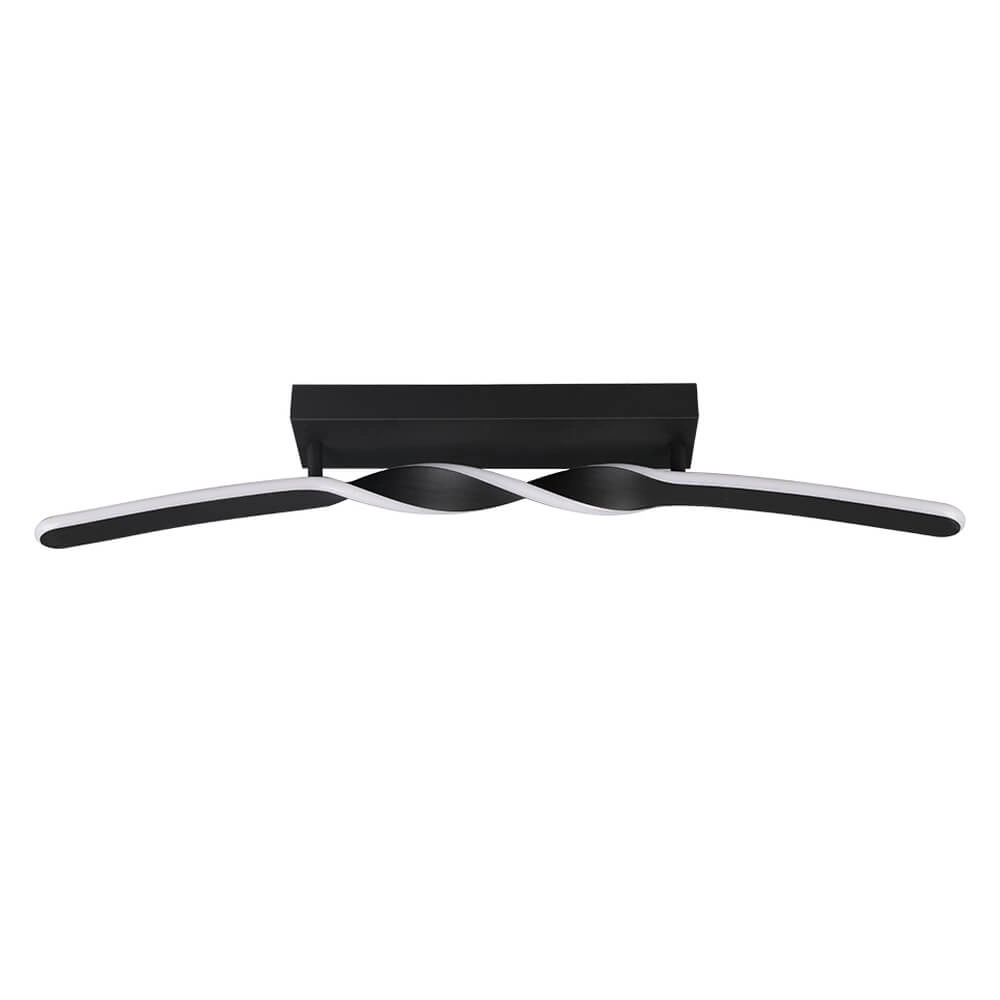 Design plafondlamp Ginko zwart Trio 4017807642520