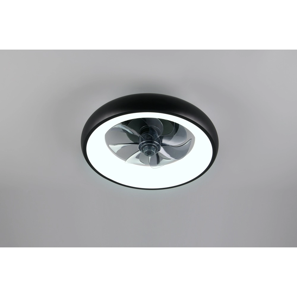 Strakke ventilator Muonio zwart Trio 4017807688221