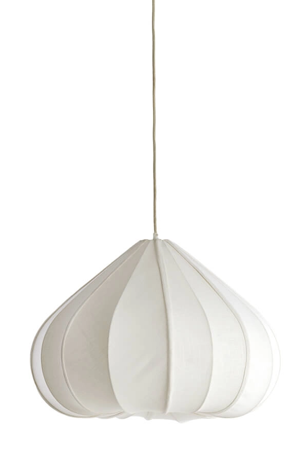 Witte hanglamp Zubeda Ø 58,5cm Light & Living 8717807706630