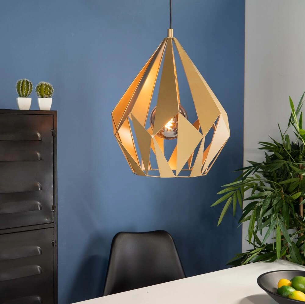 Gouden hanglamp Carlton Ø 38,5cm Eglo 9002759438159